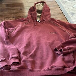 Columbia Maroon Hoodie